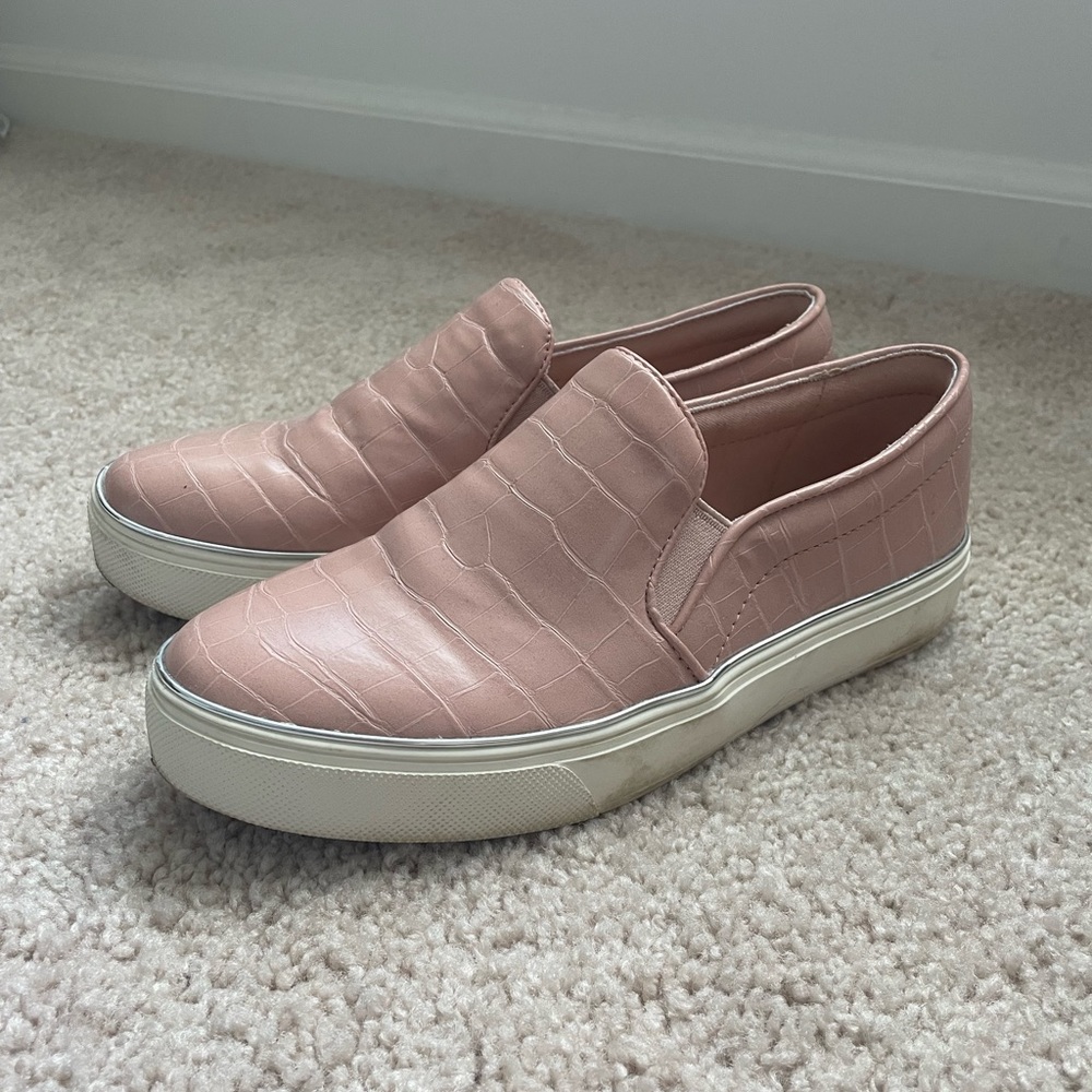 Aldo Pink Snakeskin Print Sneaker